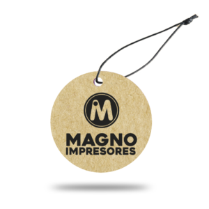 Etiqueta Kraft Circular